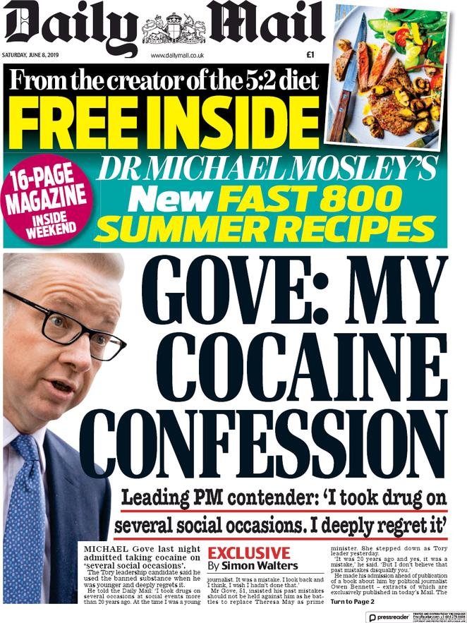 8 giugno: prime pagine&nbsp;estero