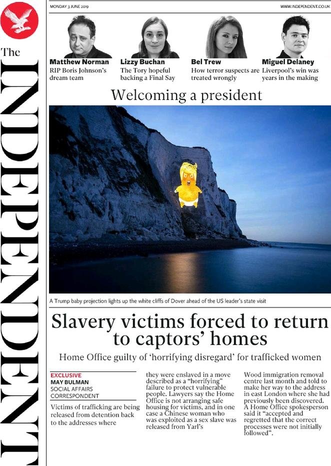 3 giugno: prime pagine dei giornali esteri in edicola&nbsp;oggi