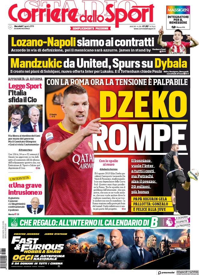 7 prime: pagine&nbsp;Sport
