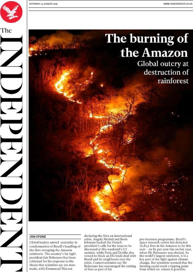 24 agosto: prime pagine&nbsp;estero