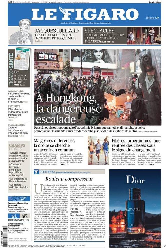 2 settembre: prime pagine&nbsp;estero