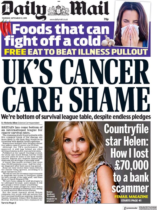 12 settembre: prime pagine&nbsp;estero