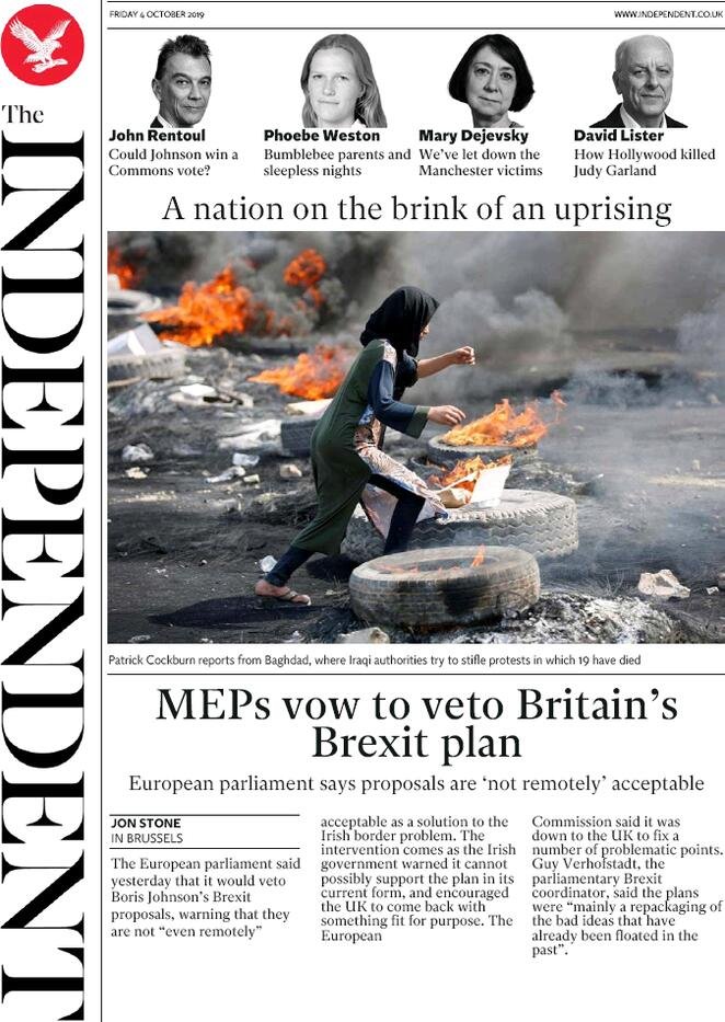 4 ottobre: prime pagine&nbsp;estero