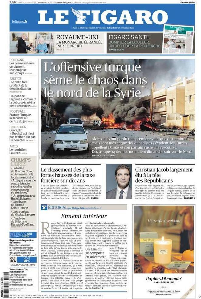 14 ottobre: prime pagine&nbsp;estero
