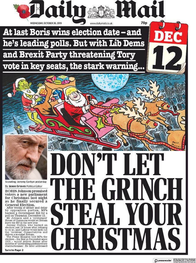 30 ottobre: prime pagine&nbsp;estero