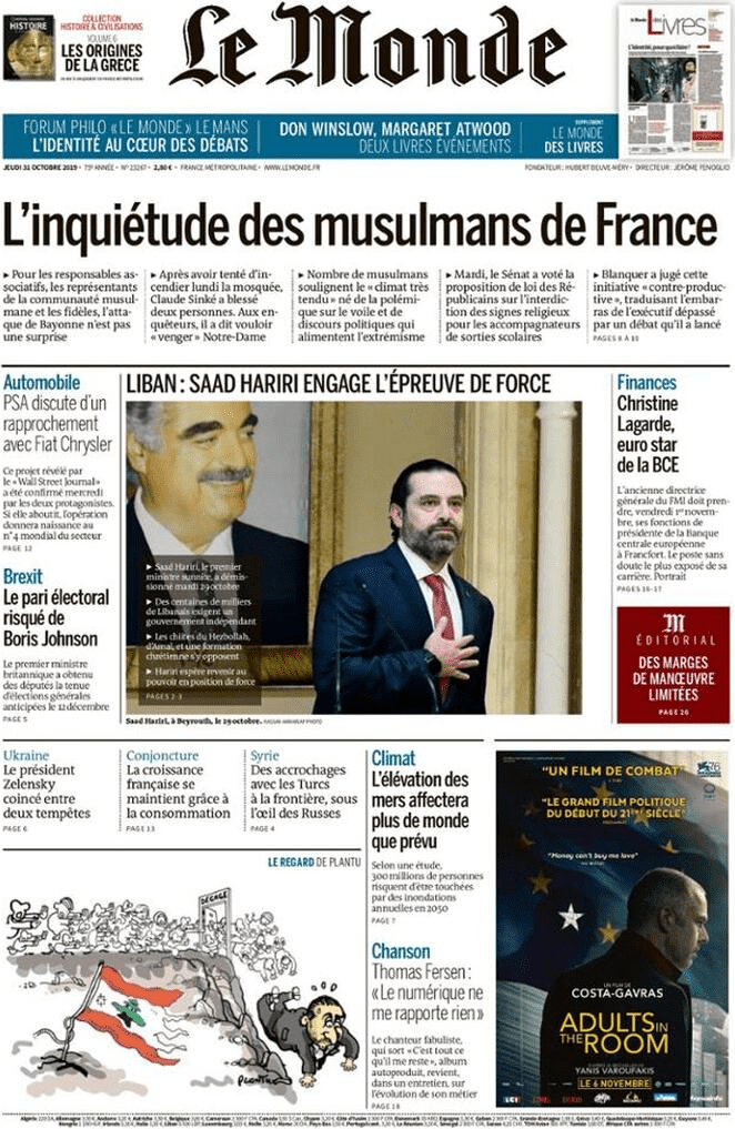 31 ottobre: prime pagine&nbsp;estero