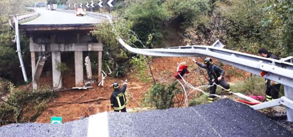È crollato un viadotto della Torino&nbsp;Savona