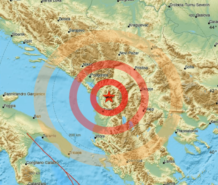 Albania: forte scossa di terremoto nella&nbsp;notte