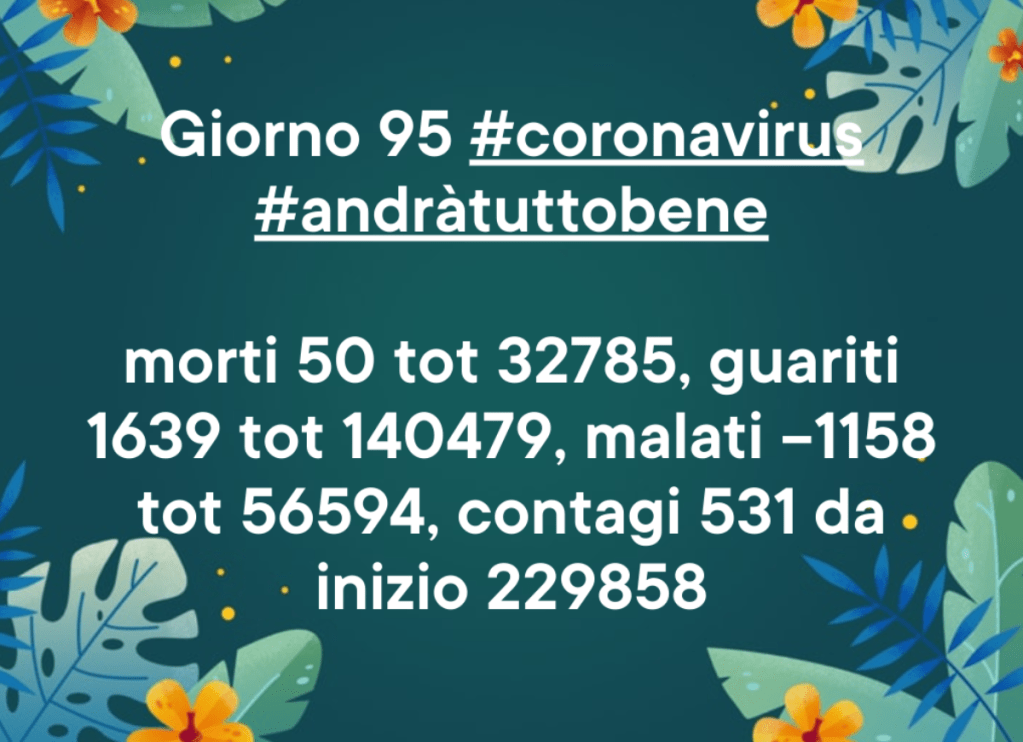 Coronavirus: 24 maggio comunicato stampa della Protezione&nbsp;Civile