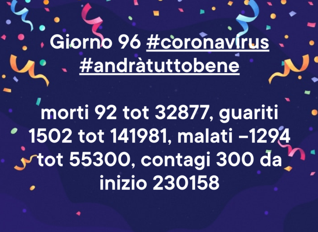 Coronavirus: 25 maggio comunicato stampa della Protezione&nbsp;Civile