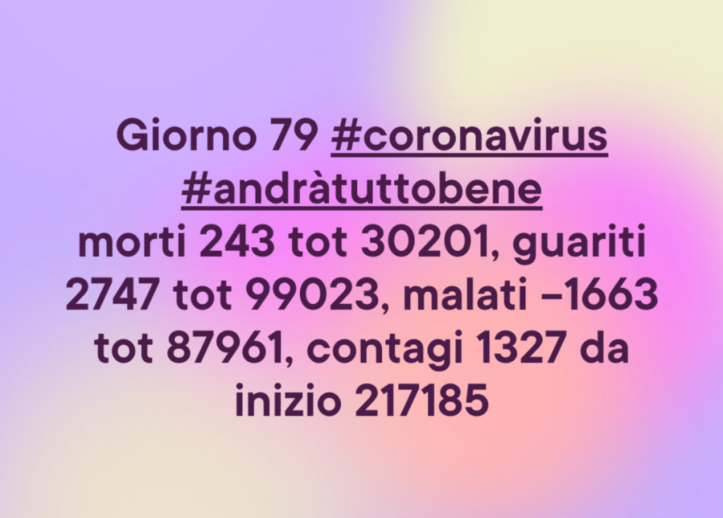 Coronavirus: 8 maggio, comunicato stampa della Protezione&nbsp;Civile